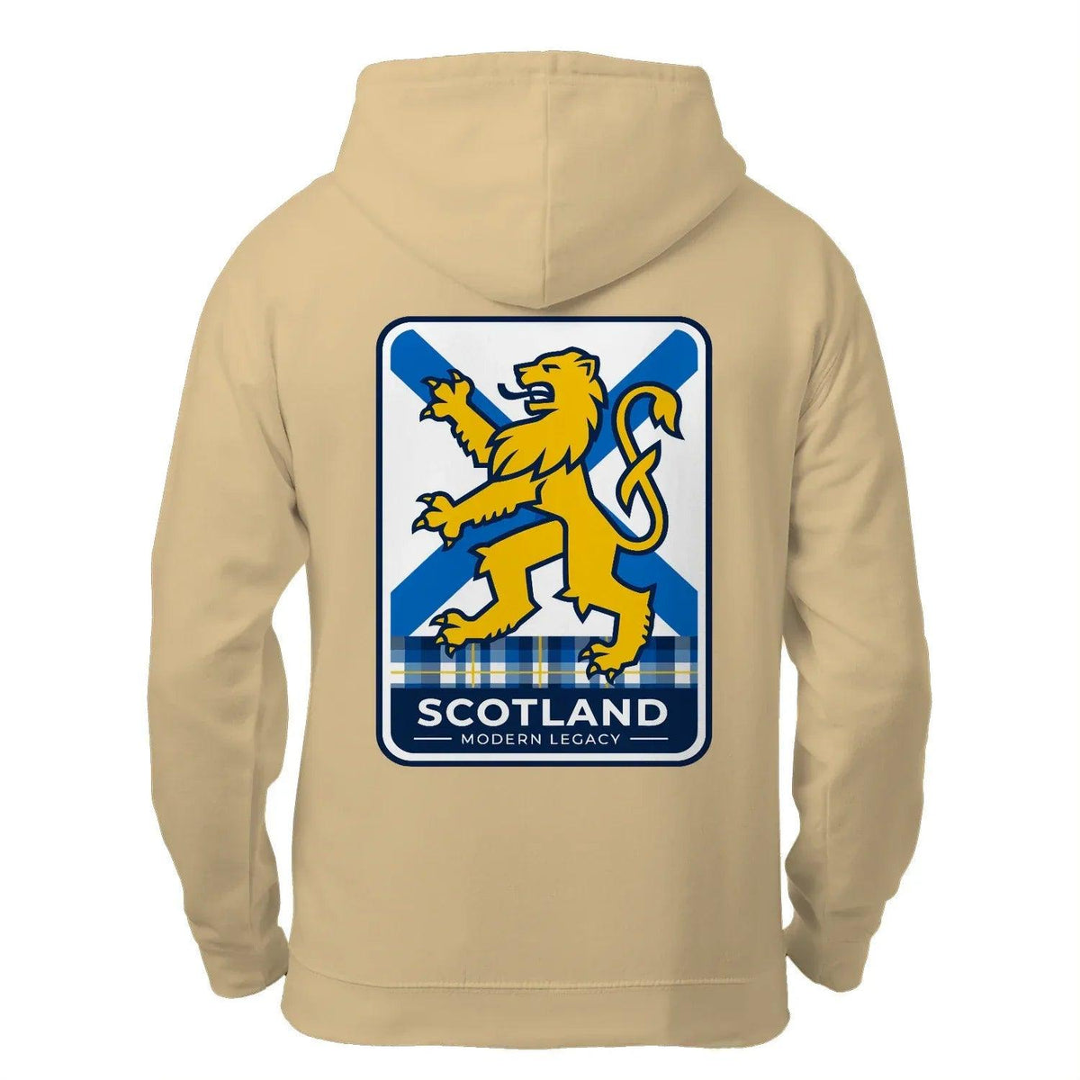 Scottish Zip Hoodie - Modern Legacy Heritage Streetwear - Celtic Wolfwear