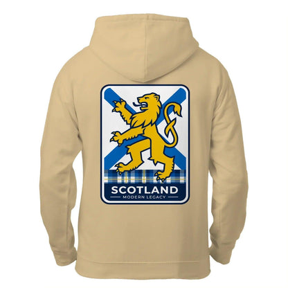 Scottish Zip Hoodie - Modern Legacy Heritage Streetwear - Celtic Wolfwear