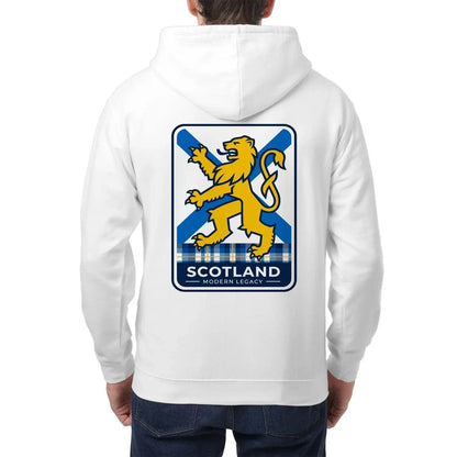 Scottish Zip Hoodie - Modern Legacy Heritage Streetwear - Celtic Wolfwear