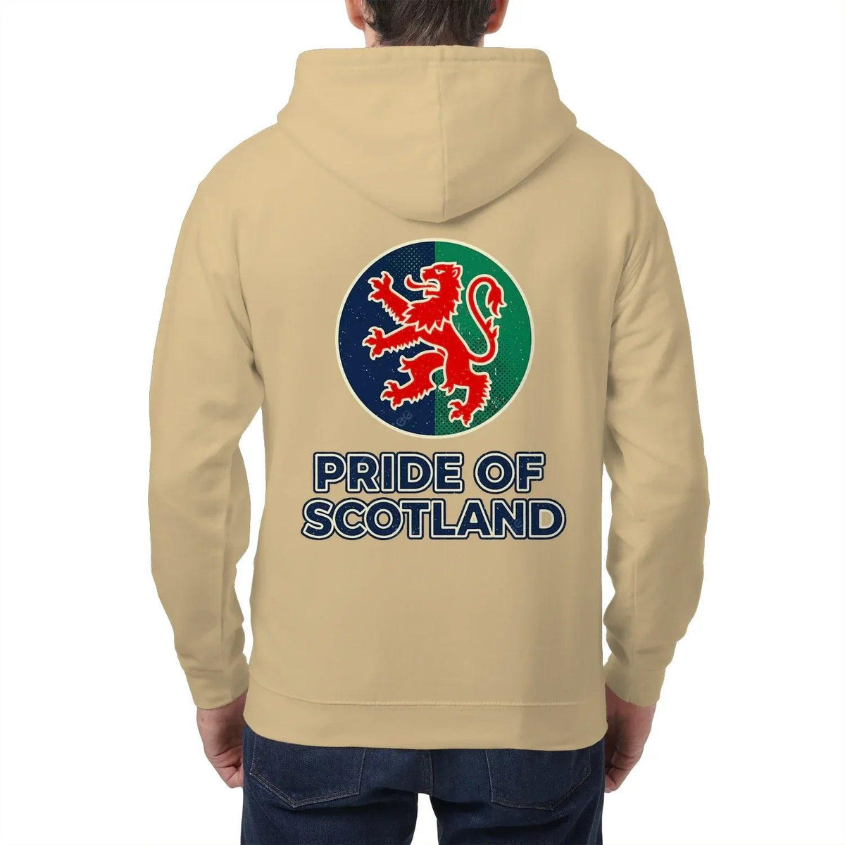 Scottish Zip Hoodie - Pride, Unisex Matchday Streetwear - Celtic Wolfwear