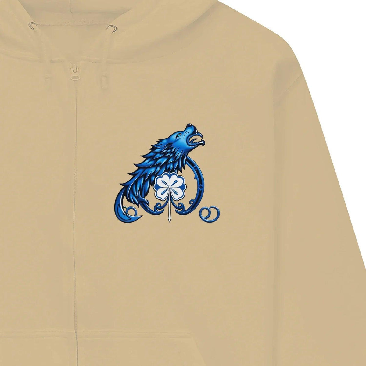 Scottish Zip Hoodie - Pride, Unisex Matchday Streetwear - Celtic Wolfwear