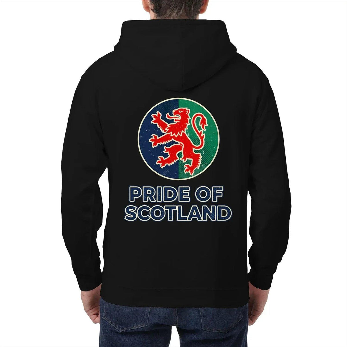 Scottish Zip Hoodie - Pride, Unisex Matchday Streetwear - Celtic Wolfwear