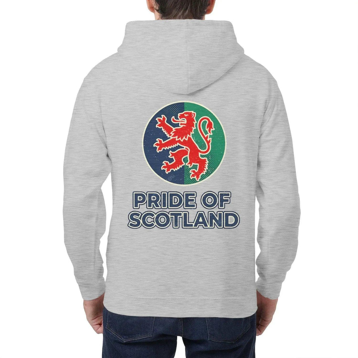 Scottish Zip Hoodie - Pride, Unisex Matchday Streetwear - Celtic Wolfwear