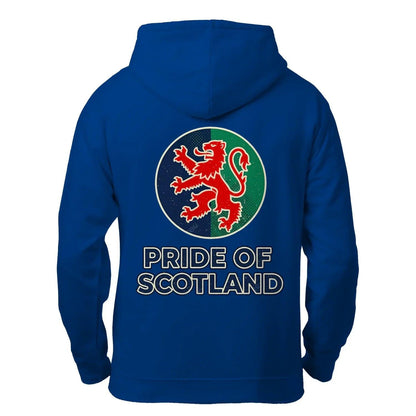 Scottish Zip Hoodie - Pride, Unisex Matchday Streetwear - Celtic Wolfwear