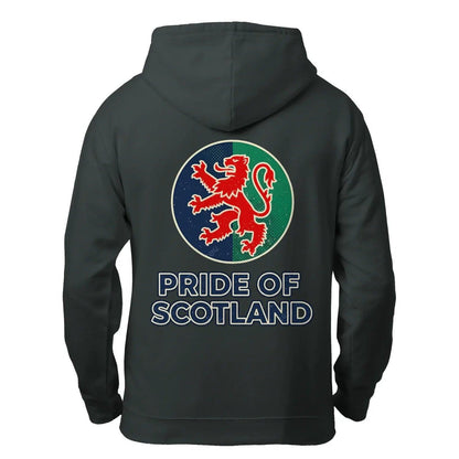 Scottish Zip Hoodie - Pride, Unisex Matchday Streetwear - Celtic Wolfwear