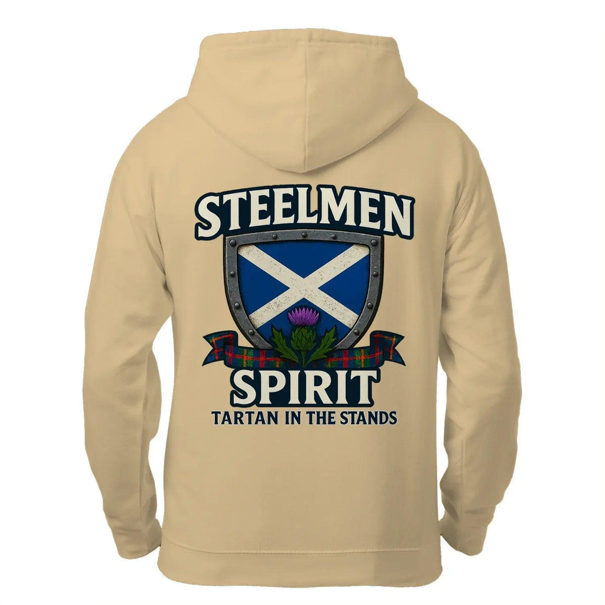 Scottish Zip Hoodie - Steelmen Spirit Tartan, Unisex - Celtic Wolfwear