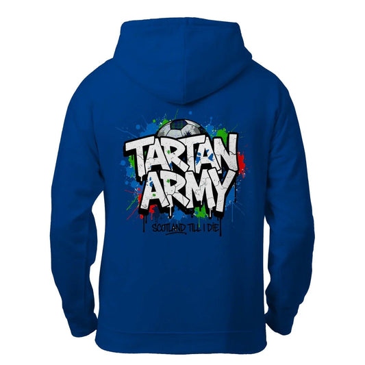 Scottish Zip Hoodie - Tartan Army, Unisex Matchday Wear - Celtic Wolfwear