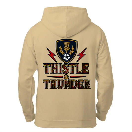 Scottish Zip Hoodie - Thistle and Thunder Unisex Streetwear - Celtic Wolfwear