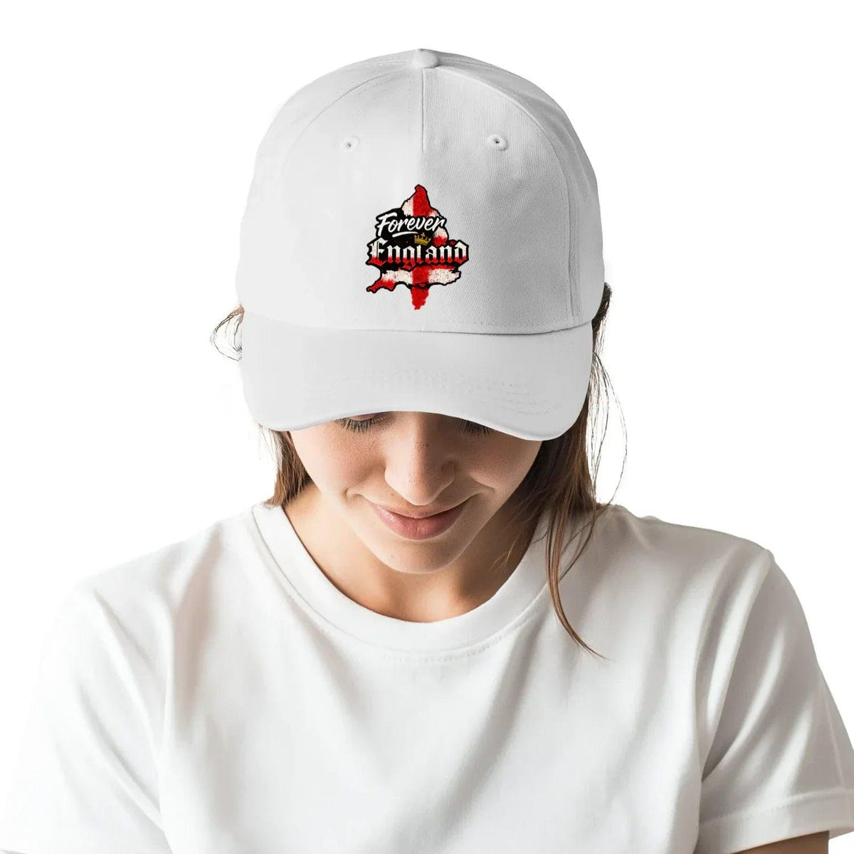 St George Baseball Cap - Curved Peakuk, Adjustable Fit - Celtic Wolfwear