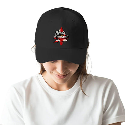 St George Baseball Cap - Curved Peakuk, Adjustable Fit - Celtic Wolfwear