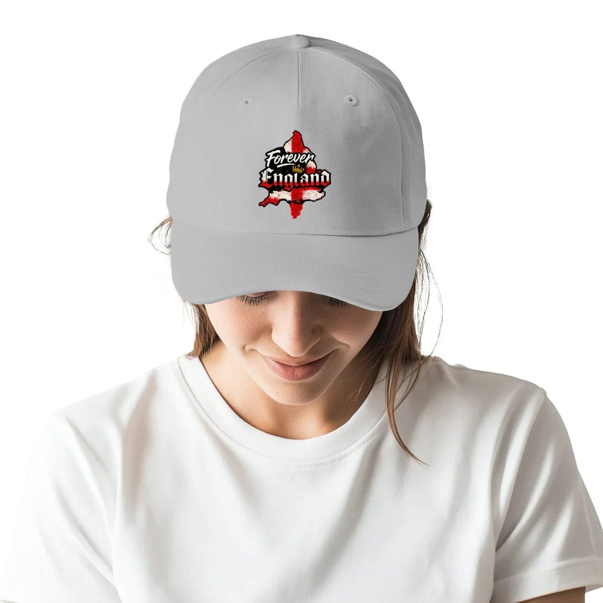 St George Baseball Cap - Curved Peakuk, Adjustable Fit - Celtic Wolfwear