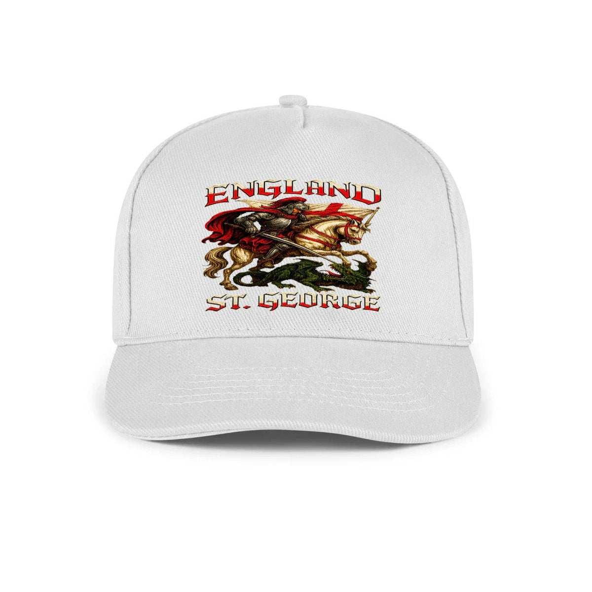 St George Baseball Cap - Dragon Slayer, Adjustable Fit - Celtic Wolfwear