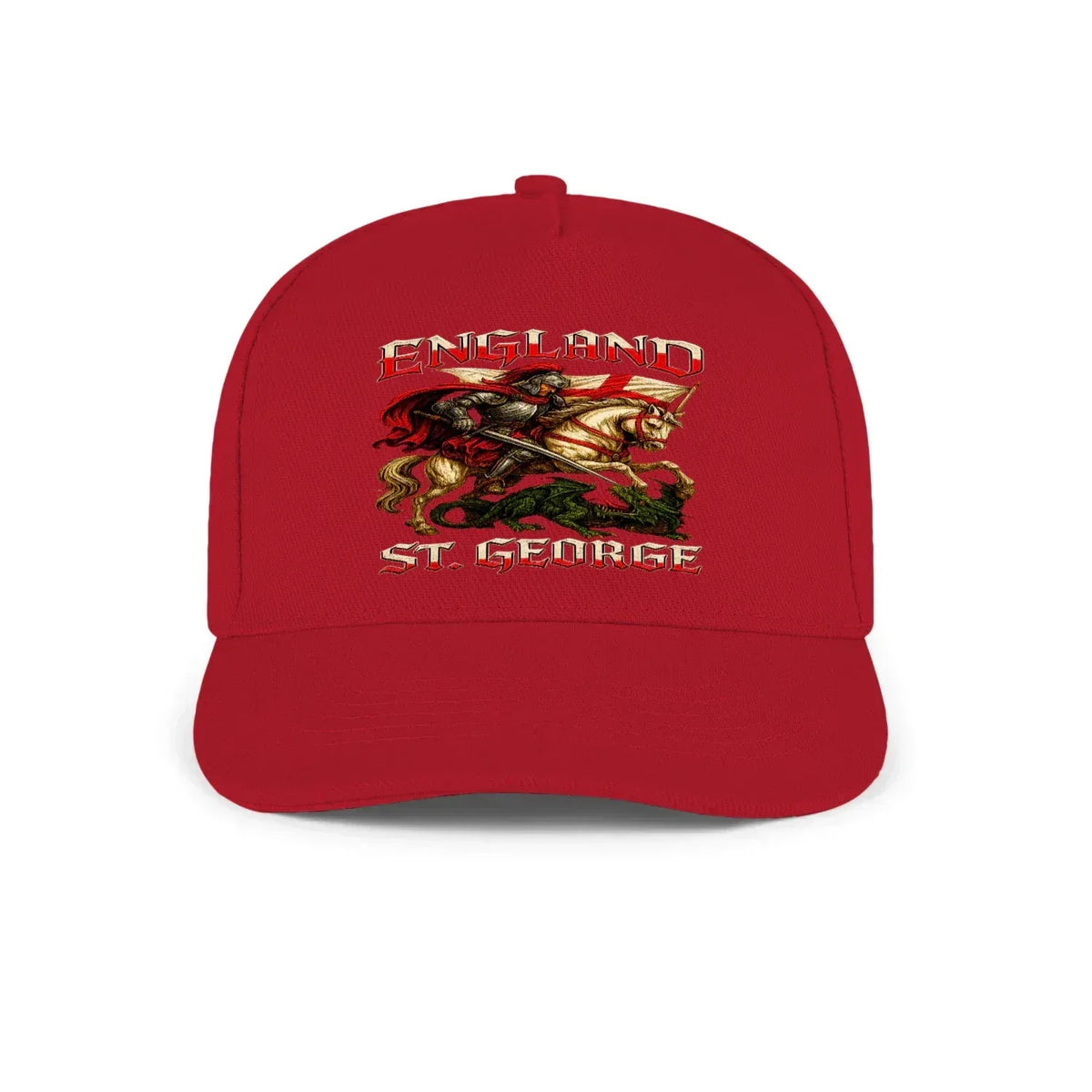 St George Baseball Cap - Dragon Slayer, Adjustable Fit - Celtic Wolfwear