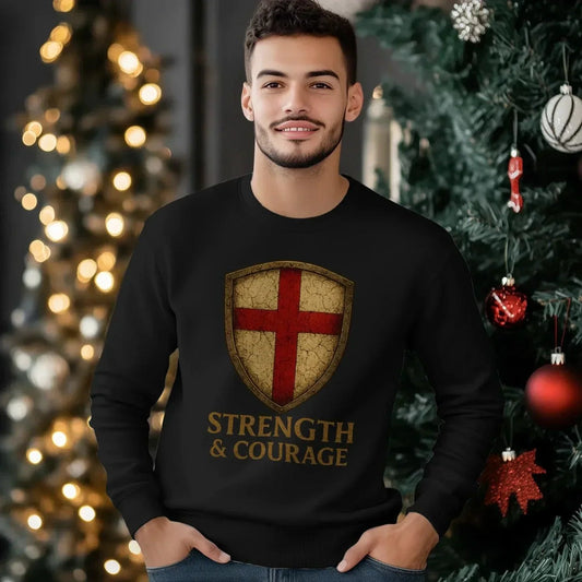 St George Sweatshirt - UK, Terrace-Inspired Streetwear - Celtic Wolfwear
