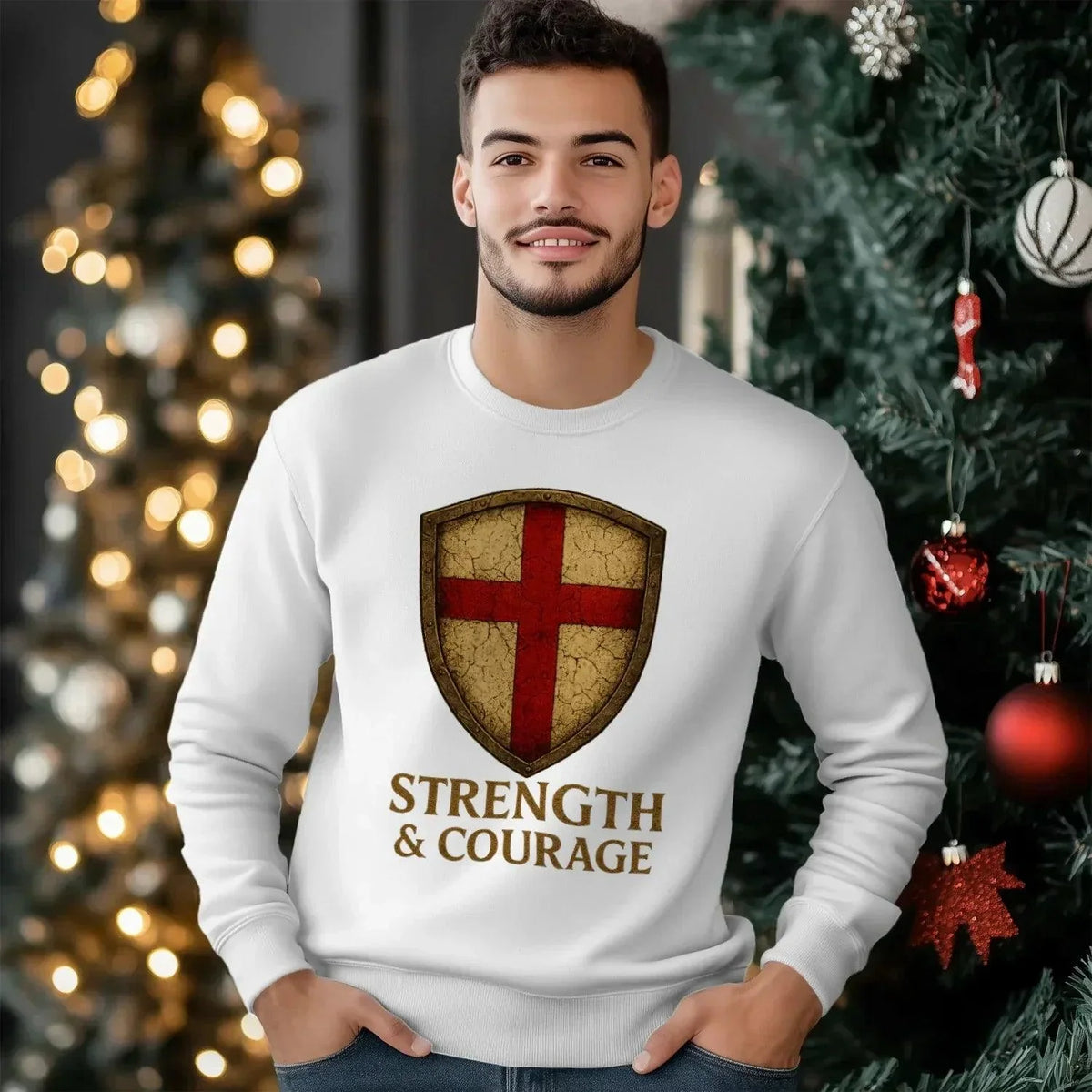 St George Sweatshirt - UK, Terrace-Inspired Streetwear - Celtic Wolfwear