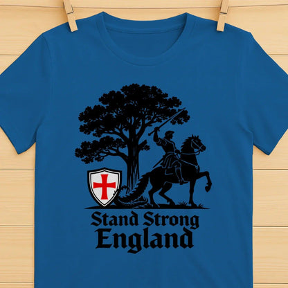 St George T-Shirt - Crew Tee Stand Strong Unisex Streetwear - Celtic Wolfwear