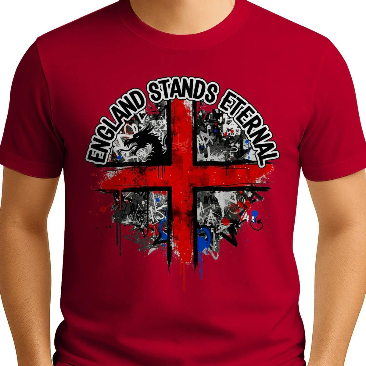 St George T-Shirt - Cross Tee Premium Unisex Streetwear - Celtic Wolfwear
