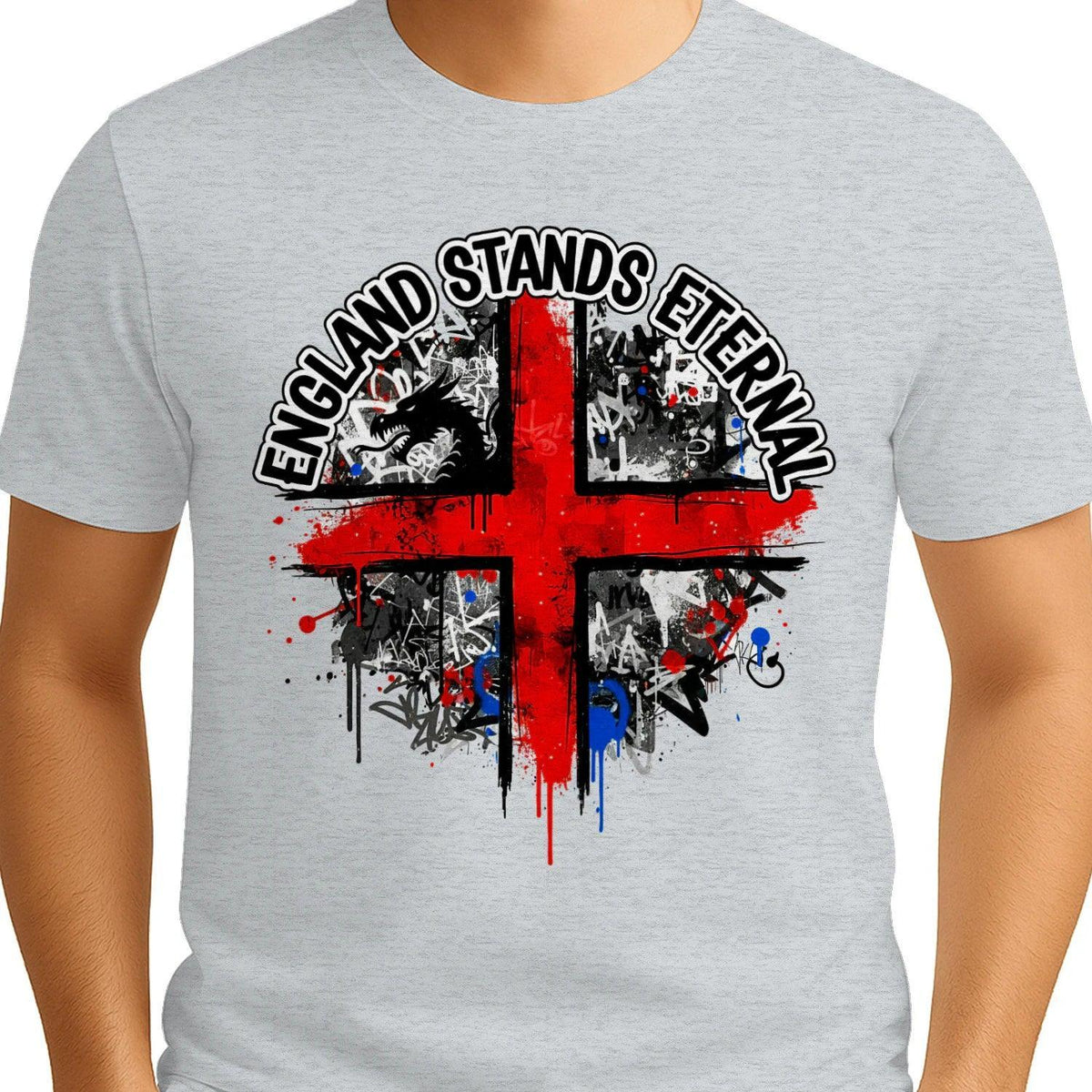 St George T-Shirt - Cross Tee Premium Unisex Streetwear - Celtic Wolfwear