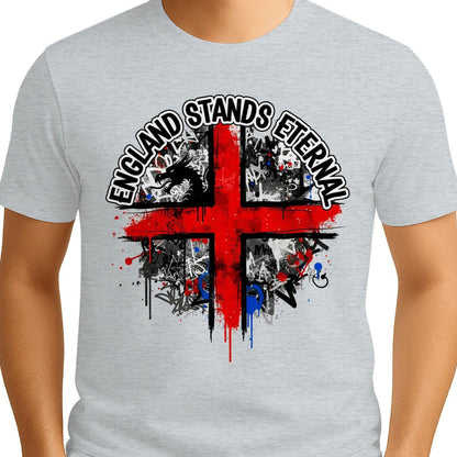 St George T-Shirt - Cross Tee Premium Unisex Streetwear - Celtic Wolfwear