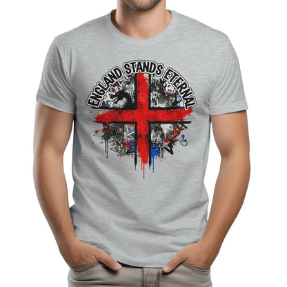 St George T-Shirt - Cross Tee Premium Unisex Streetwear - Celtic Wolfwear