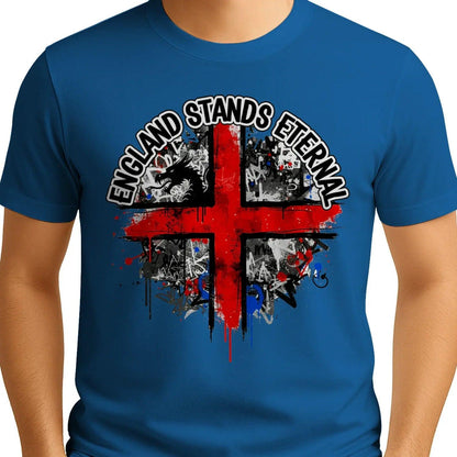 St George T-Shirt - Cross Tee Premium Unisex Streetwear - Celtic Wolfwear