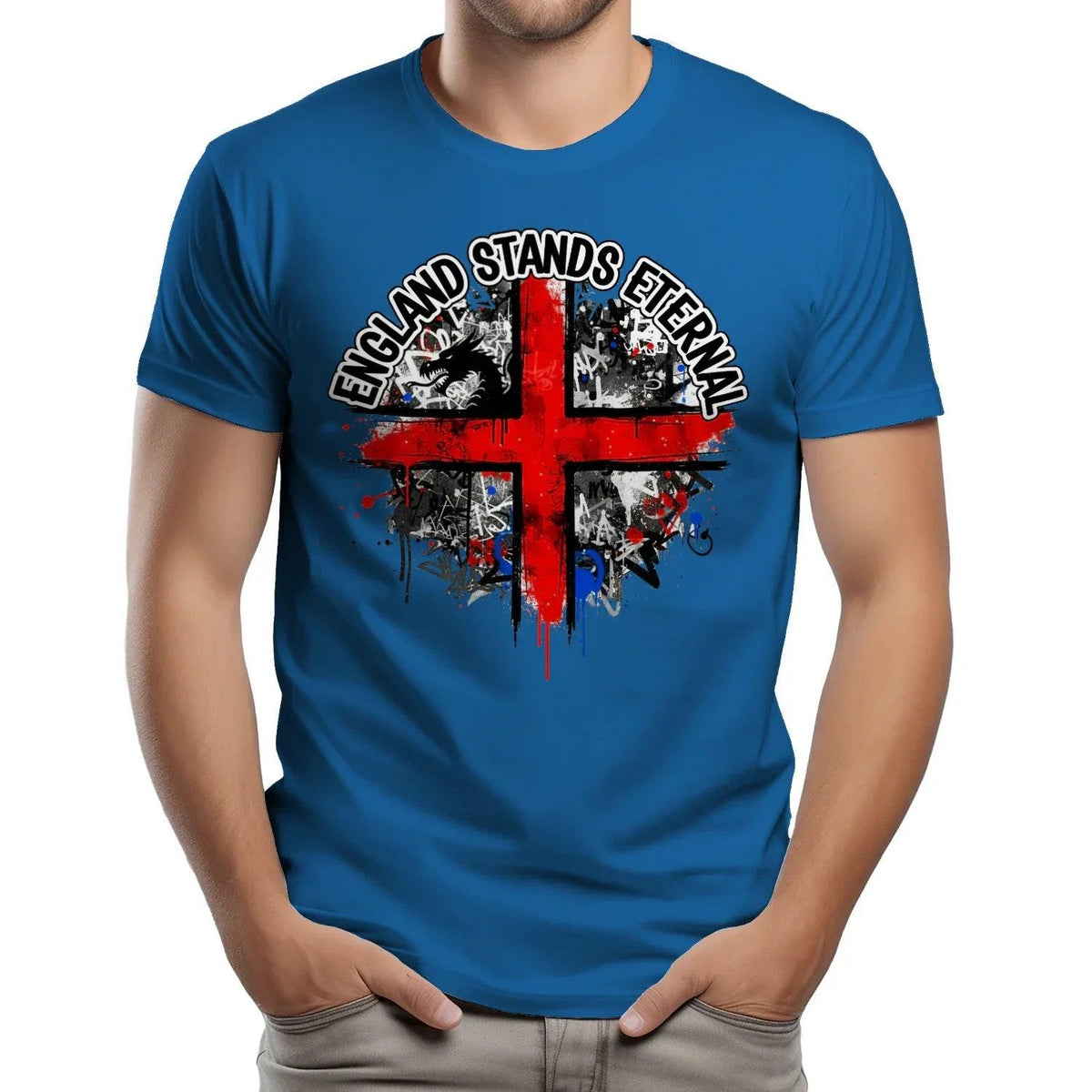 St George T-Shirt - Cross Tee Premium Unisex Streetwear - Celtic Wolfwear