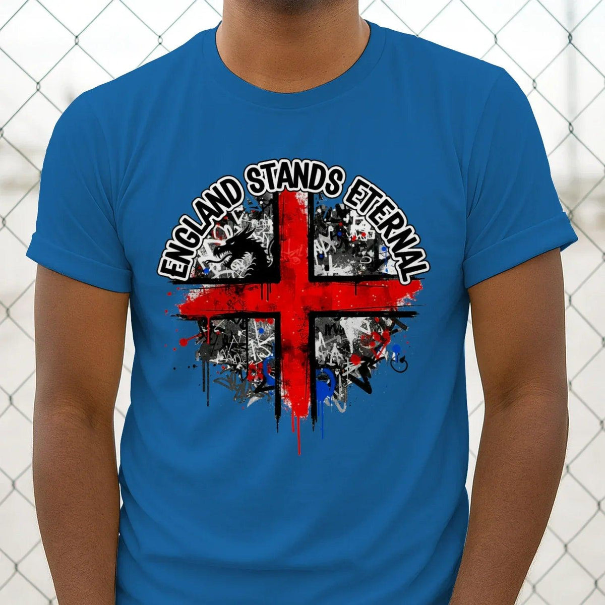 St George T-Shirt - Cross Tee Premium Unisex Streetwear - Celtic Wolfwear