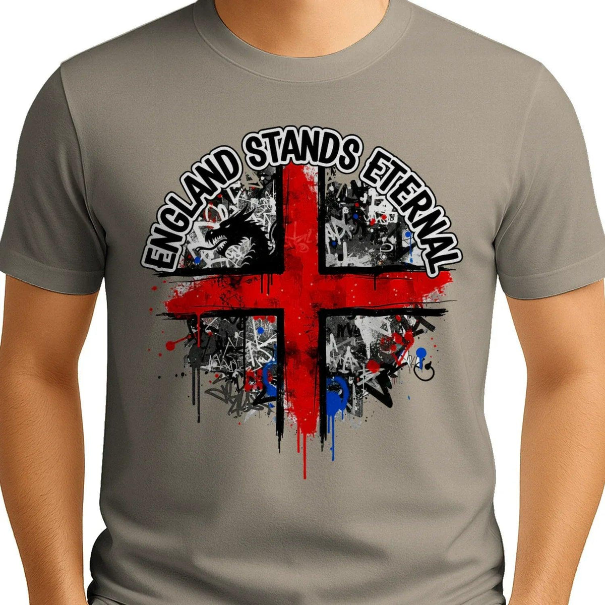 St George T-Shirt - Cross Tee Premium Unisex Streetwear - Celtic Wolfwear