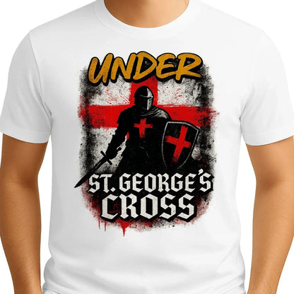 St George T-Shirt - Cross, Terrace-Inspired Streetwear - Celtic Wolfwear