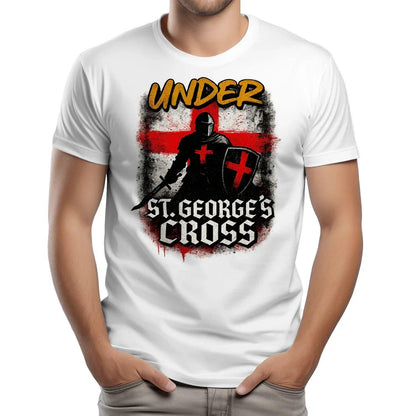 St George T-Shirt - Cross, Terrace-Inspired Streetwear - Celtic Wolfwear