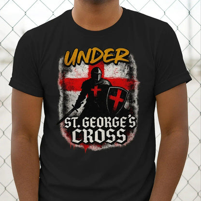 St George T-Shirt - Cross, Terrace-Inspired Streetwear - Celtic Wolfwear