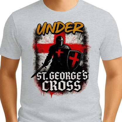 St George T-Shirt - Cross, Terrace-Inspired Streetwear - Celtic Wolfwear