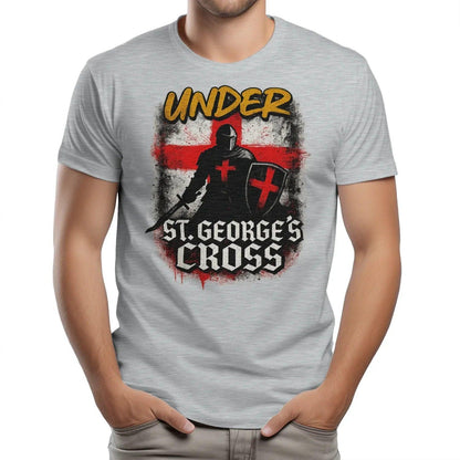 St George T-Shirt - Cross, Terrace-Inspired Streetwear - Celtic Wolfwear