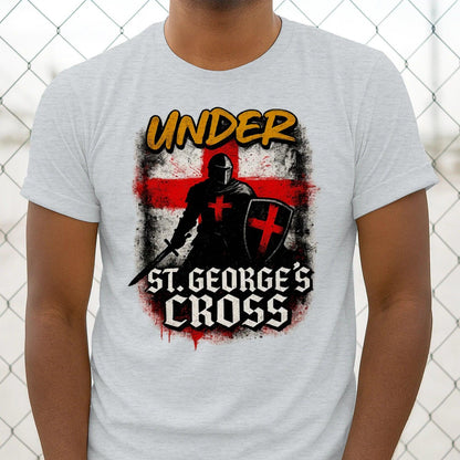 St George T-Shirt - Cross, Terrace-Inspired Streetwear - Celtic Wolfwear