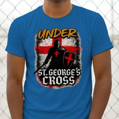 St George T-Shirt - Cross, Terrace-Inspired Streetwear - Celtic Wolfwear