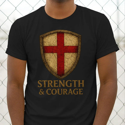 St George T-Shirt - Red Cross Football Tee, Unisex - Celtic Wolfwear