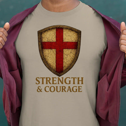 St George T-Shirt - Red Cross Football Tee, Unisex - Celtic Wolfwear