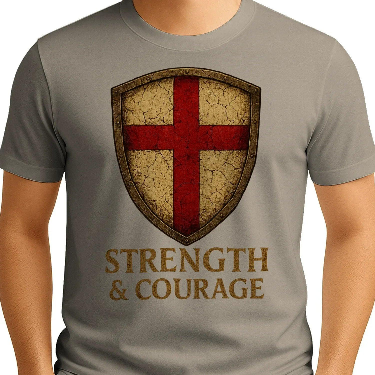 St George T-Shirt - Red Cross Football Tee, Unisex - Celtic Wolfwear