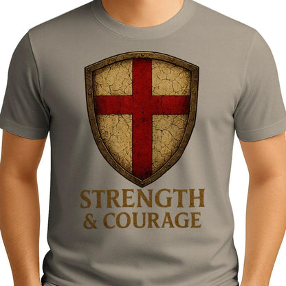 St George T-Shirt - Red Cross Football Tee, Unisex - Celtic Wolfwear