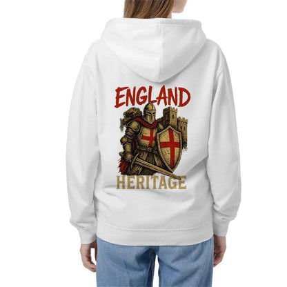 St George Zip Hoodie - Knight Red Cross Knight, Unisex - Celtic Wolfwear