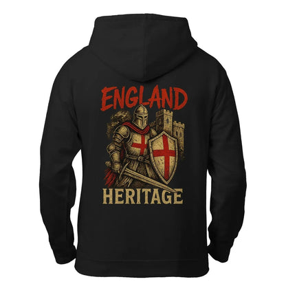 St George Zip Hoodie - Knight Red Cross Knight, Unisex - Celtic Wolfwear