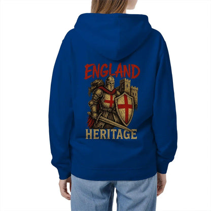 St George Zip Hoodie - Knight Red Cross Knight, Unisex - Celtic Wolfwear