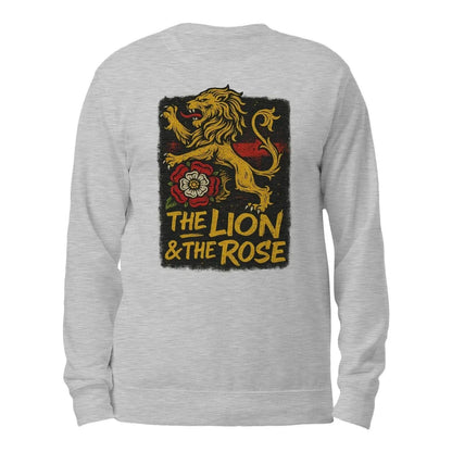 The Lion & The Rose England Sweatshirt – Unisex Crewneck - Celtic Wolfwear