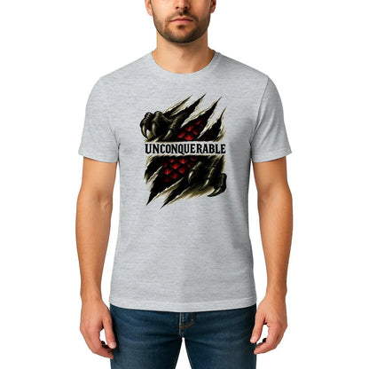 Unconquerable Welsh Dragon T-Shirt – Claw Rip Graphic Tee - Celtic Wolfwear