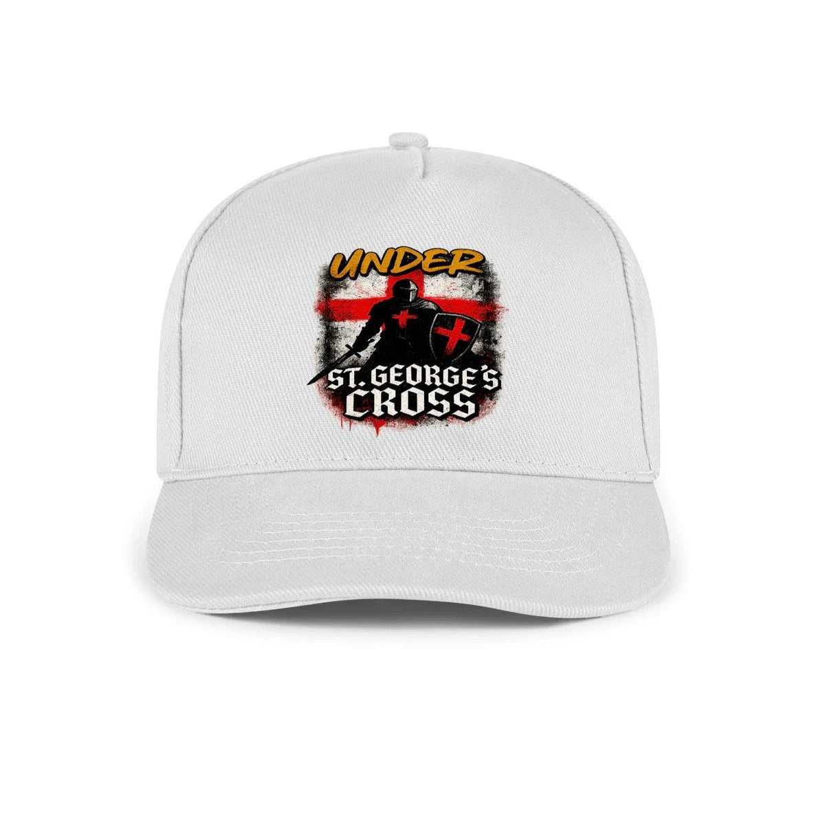 Under St George’s Cross Baseball Cap – Knight Graphic - Celtic Wolfwear