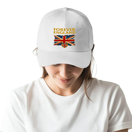 Union Jack Baseball Cap - Forever, Adjustable Headwear - Celtic Wolfwear