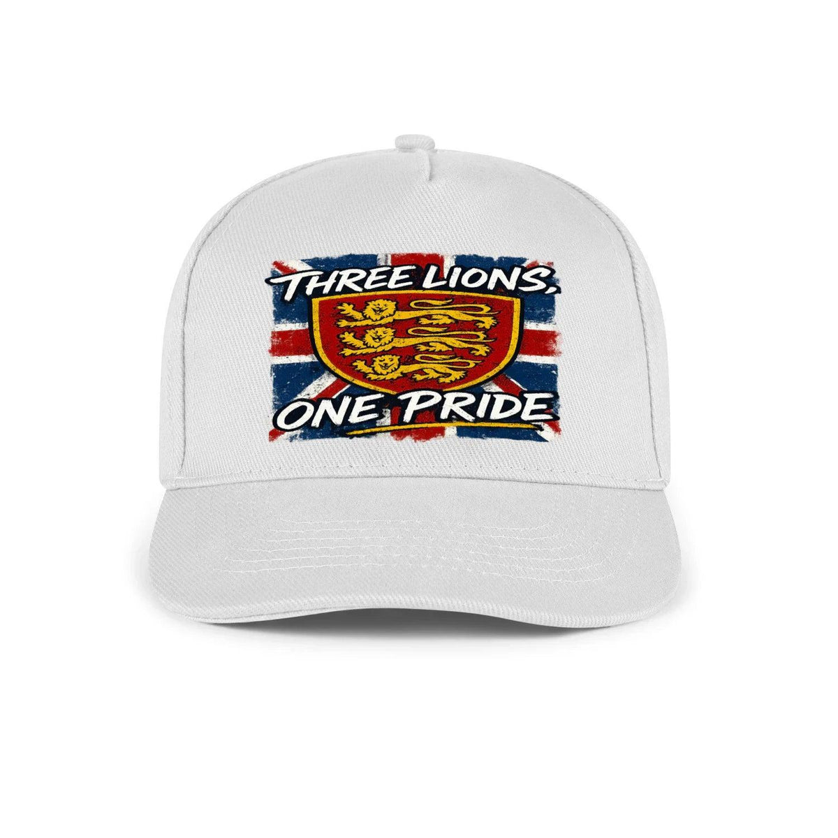 Union Jack Baseball Cap - Heraldic Lions Adjustable Fit - Celtic Wolfwear