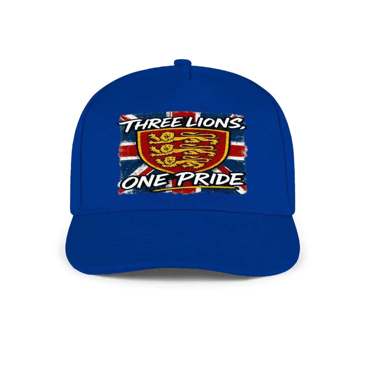 Union Jack Baseball Cap - Heraldic Lions Adjustable Fit - Celtic Wolfwear