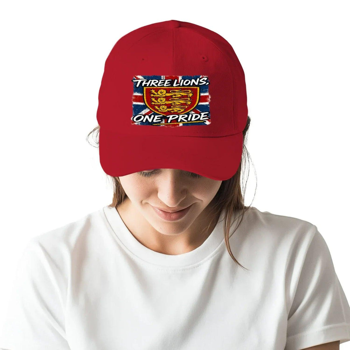 Union Jack Baseball Cap - Heraldic Lions Adjustable Fit - Celtic Wolfwear