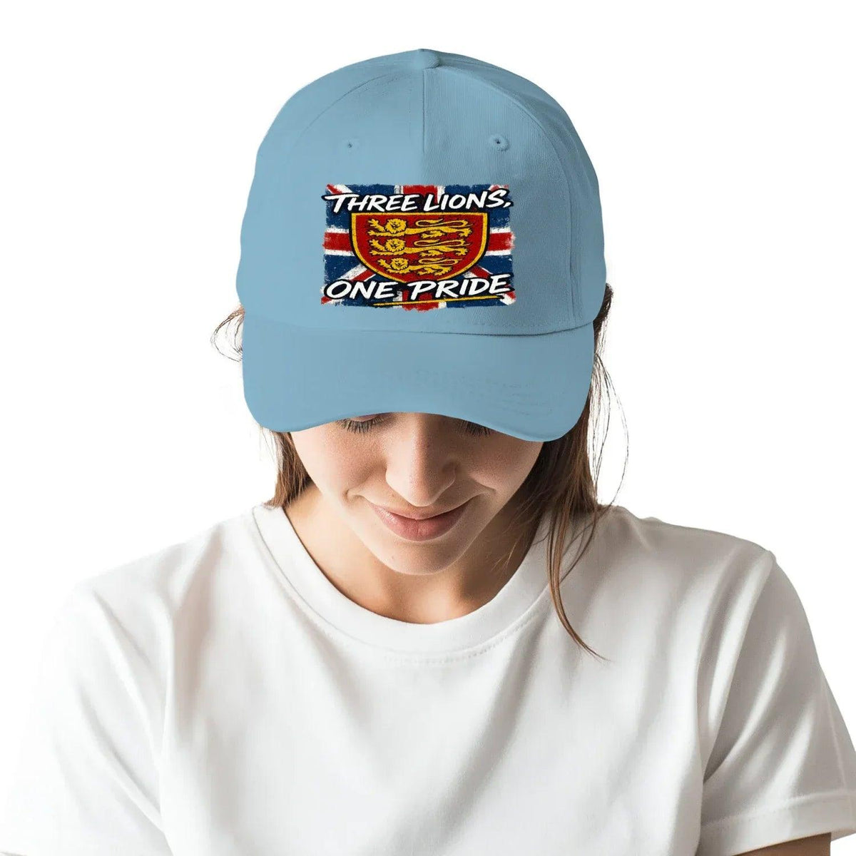 Union Jack Baseball Cap - Heraldic Lions Adjustable Fit - Celtic Wolfwear